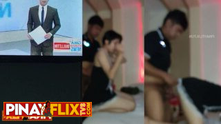 Pinasok Ang Batuta Habang Nanonood ng Balita