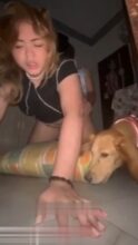 Dinoggy sa tabi ng Kanyang Doggy – Ang Galing!